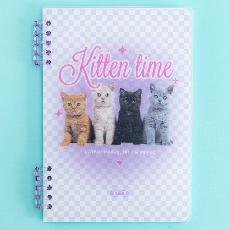 a5 gatinho anéis espiral notebook